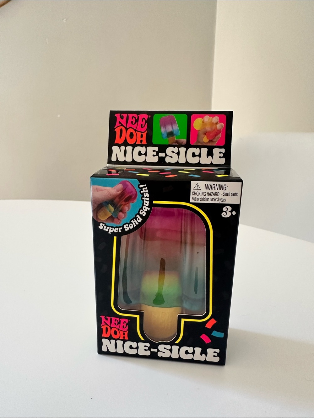 NeeDoh Nice-Sicle squishy- Rainbow Popsicle Authentic Schylling